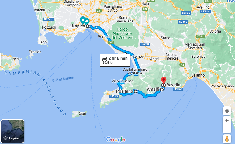 Amalfi Coast Route
