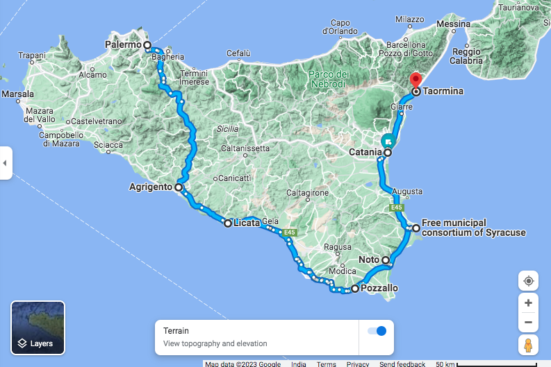 Sicily Best Routes