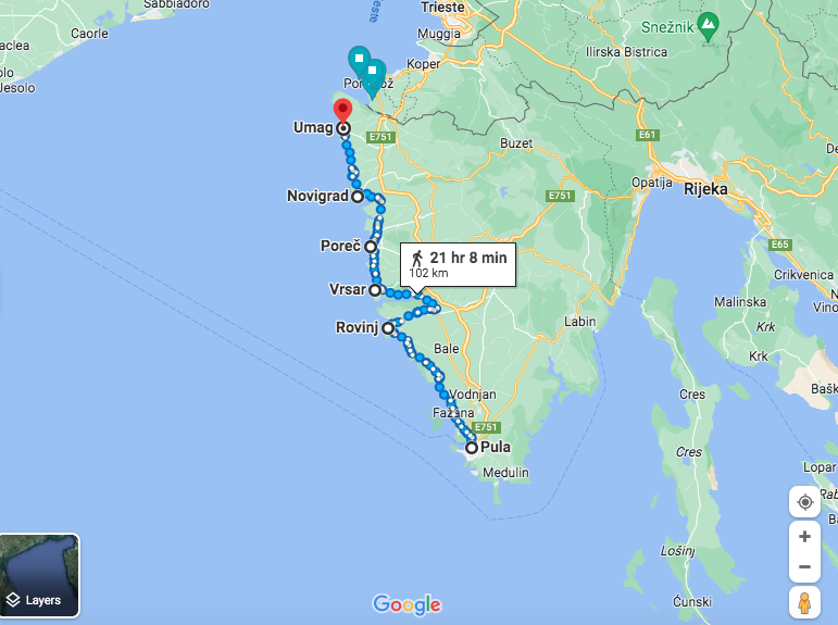 Istria Coastal Exploration Route