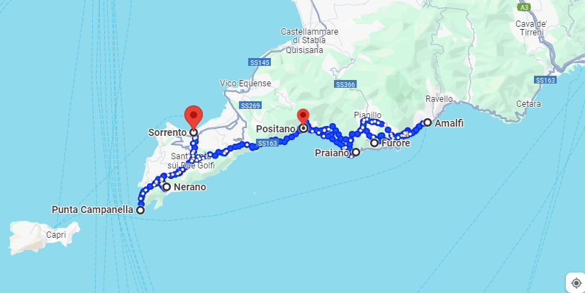 The Amalfi Coast Route